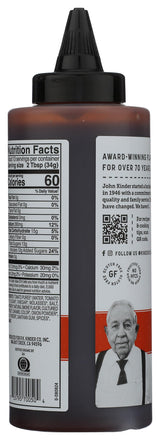 Kinders Organic Mild BBQ Sauce, 15.5 OZ
