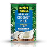 Native Forest Organic Light Coconut Milk - Canned Organic Coconut Milk, Unsweetened - 13.5 Fl Oz (Pack of 12)