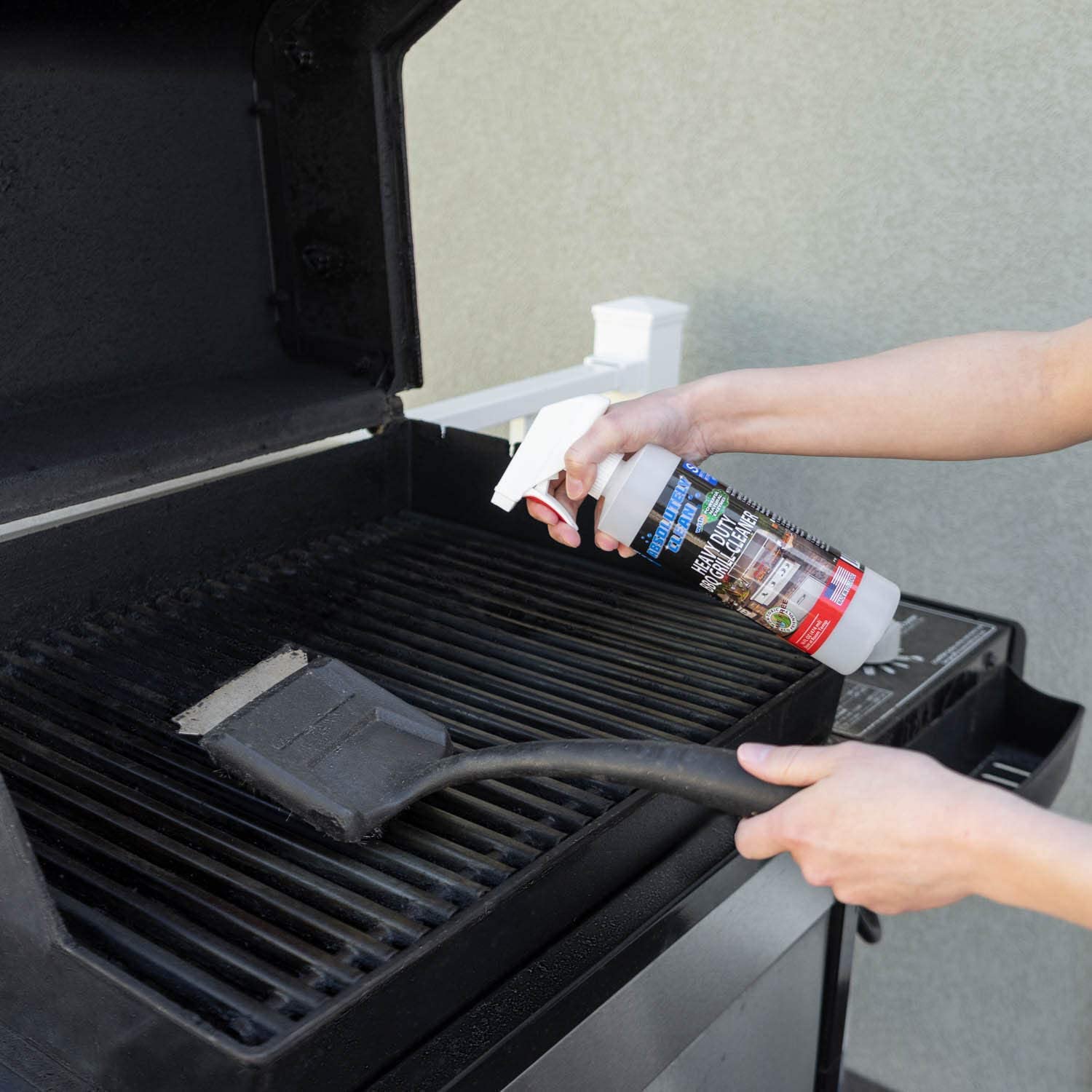 Absolutely Clean IT JUST WORKS GREAT as Grill Cleaner Spray! - Professional Strength, Natural Enzyme Formula - Fast Acting, Fume Free - USA Made (16oz