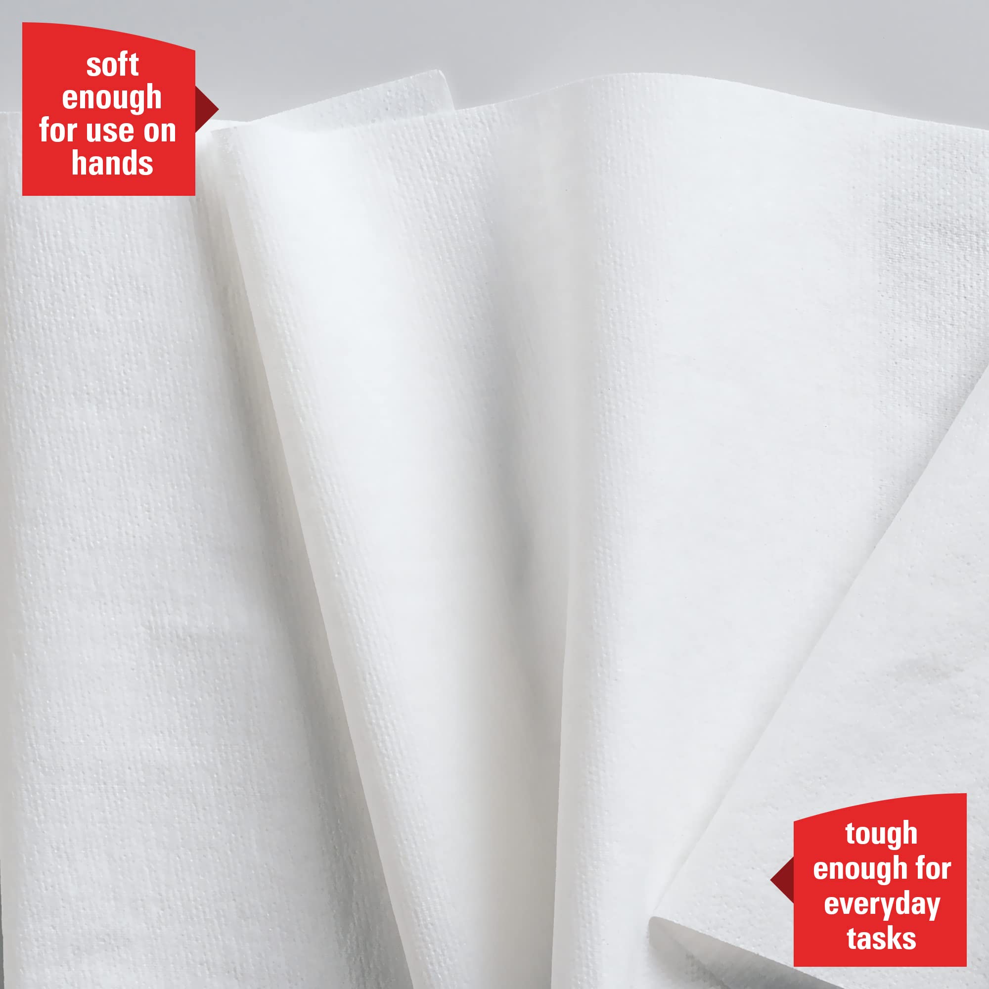 WypAll GeneralClean L30 Cloths Heavy Duty Cleaning Wipes (05843), Strong and Soft Bulk Paper Wipers, White (70 Sheets/Roll, 24 Rolls, 1,680 Sheet