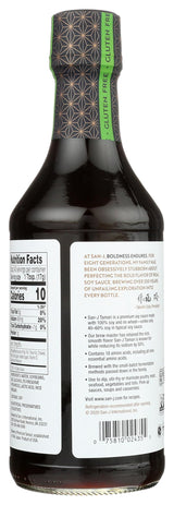 San-J - Gluten Free Tamari Lite Soy Sauce with 50% Less Sodium - Made with 100% Soy - Specially Brewed - 20 oz. Bottle