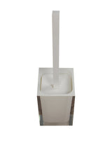 Gedy Rainbow Modern Toilet Brush Holder, White