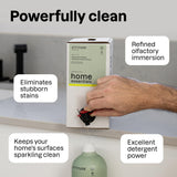 ATTITUDE All-Purpose Cleaner Spray, Natural Origin Ingredients, EWG Verified, Ammonia-Free, Removes Fingerprints, Dust and Dirt, Streak-Less, Geranium