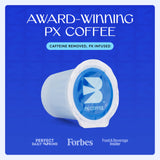 Rarebird Px Coffee Pods (Dark Roast) | Compatible with K-Cup® Brewers | Jitter-Free Energy, Refined Focus, Sleep-Friendly | Coffee Made