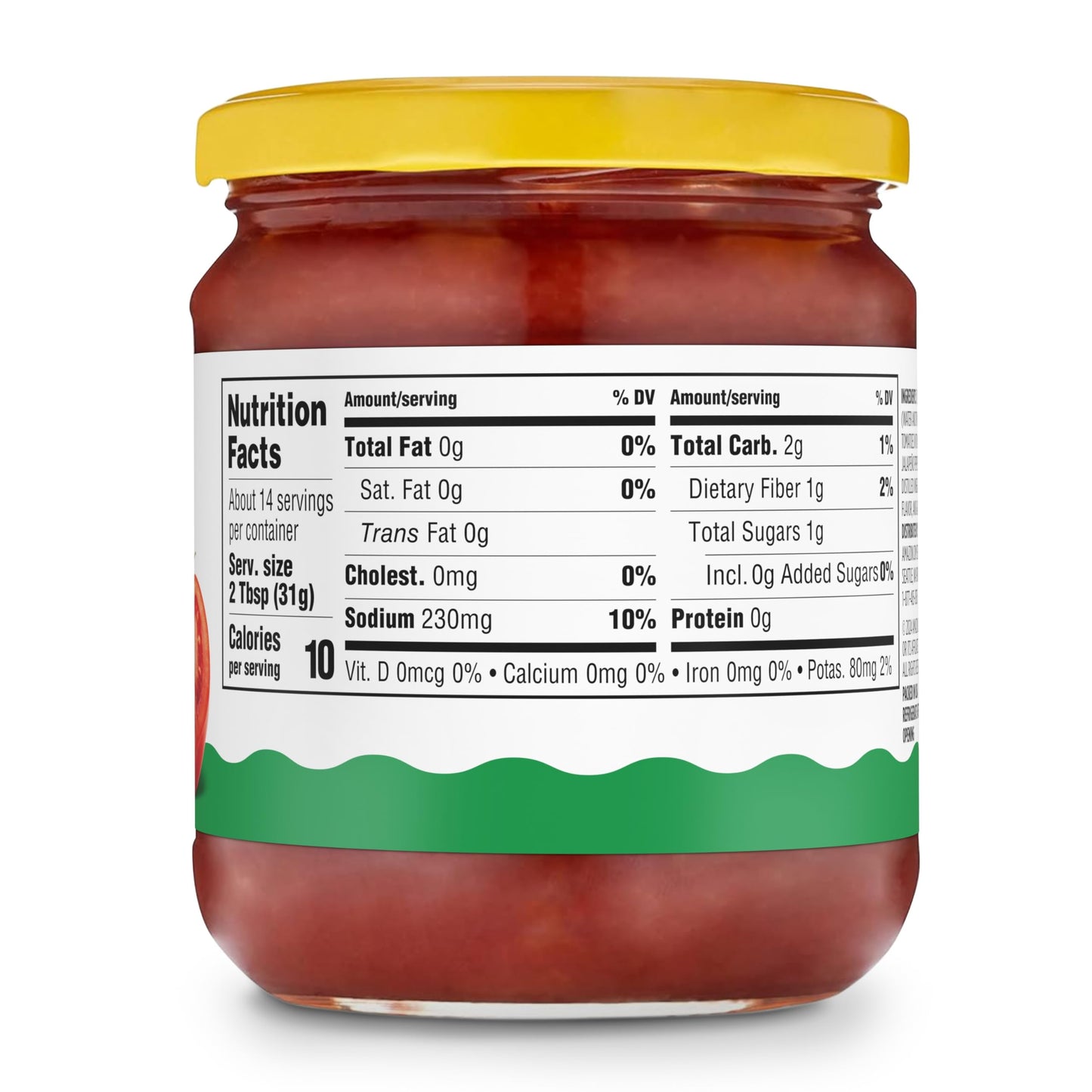 Amazon Grocery, Chunky Salsa, Medium Heat, 15.5 Oz