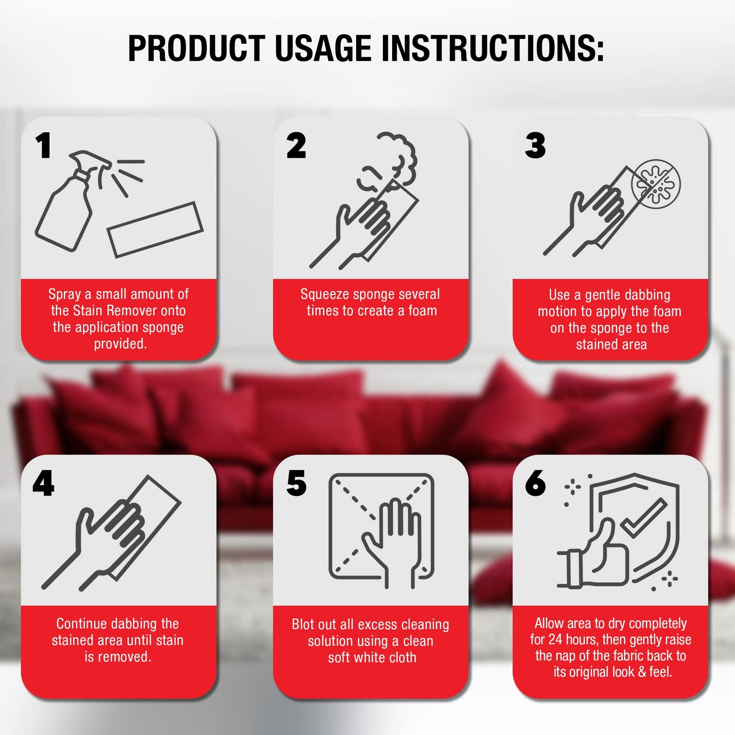 Excelsior Fabric & Microfiber Stain Remover - Cleaning Kit