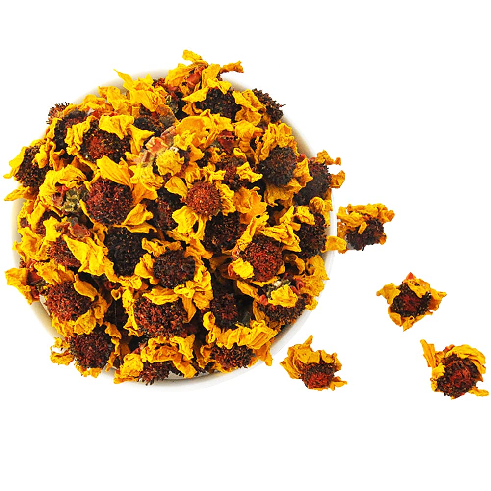 Plant Gift Kunlun Snow Daisy Tea Snow Chrysanthemum Tea, Chinese Natural Caffeine-free, Sweet Flora Herbal Tea, Kunlun Snow Chrysanthemum 40g/1.4oz