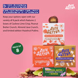 Date Better Stuffed Medjool Dates Variety Pack - Dark Chocolate-Covered Dates Filled With Peanut Butter, Hazelnut, Cashew Lime & Almond Java | No