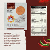 Chaakri Khakhra Roasted Crispies - 3 Pack, Whole Grain, Ready to Eat Savory Snacks, Non-GMO, Vegan (Spicy Mix)