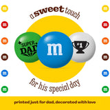 M&M'S Father's Day Milk Chocolate Candy Dispenser with 2 lb Chocolate Bag