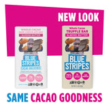 Blue Stripes - Almond Butter Whole Cacao Truffle Chocolate Bars, 70% Cacao, Almond Butter, Healthy Chocolate, Vegan, No Refined Sugar, Non GMO, Gluten