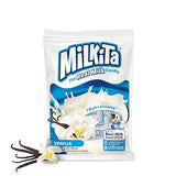 Milkita Creamy Vanilla Milk Candy - Low-Sugar Healthy Sweets with Real Milk for Kids & Adults - Fat Free & Gluten Free Candy with Calcium for Everyday
