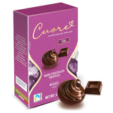 Witor's Cuore Chocolate Truffles, Italian Truffles, Dark Chocolate, 5.11oz