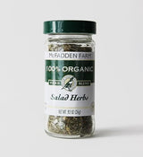 McFadden Farm Organic Salad Herbs, Seasoning Blend, Grown and packed in the U.S.A., 0.92 oz. in glass jar