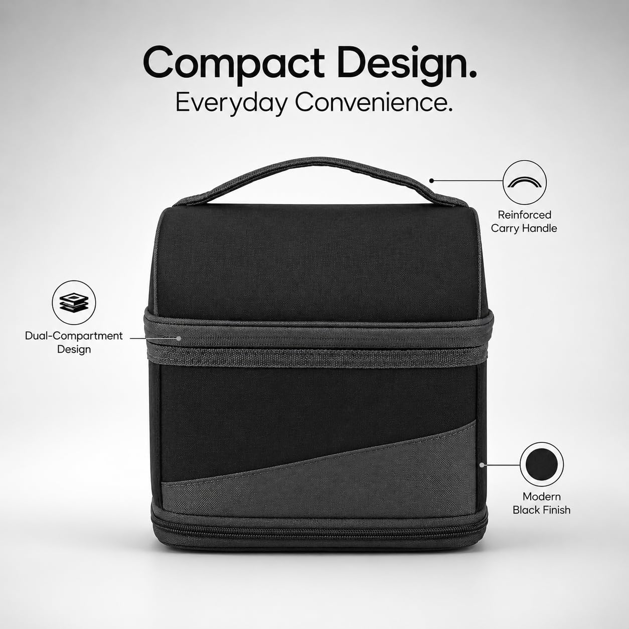 FALAH Expandable Secret Bucket, Black, Collapsible Multi-Purpose Bucket with Space-Saving Foldable Design, Portable Household Utility Bucket