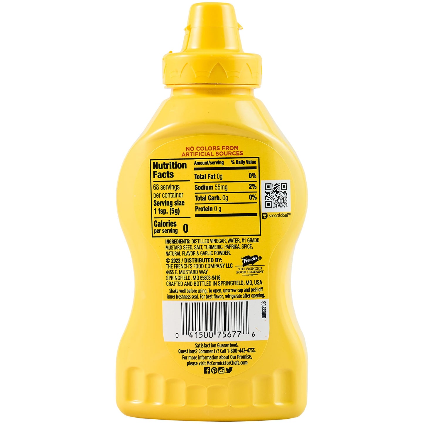 French's Classic Yellow Mustard, 12 oz