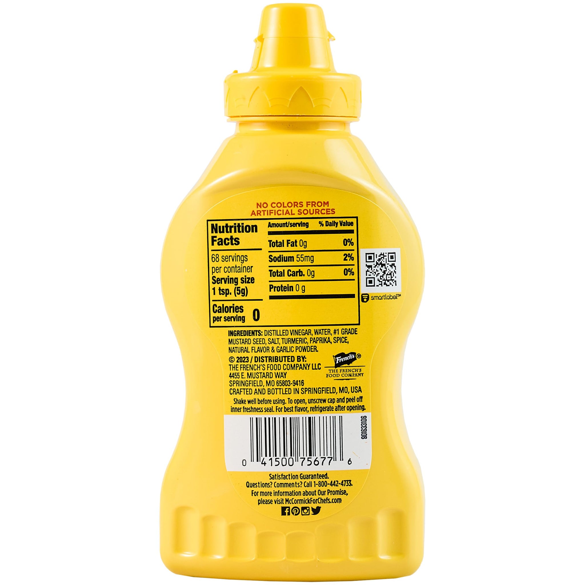 French's Classic Yellow Mustard, 12 oz