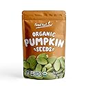 Food to Live Organic Dry Roasted Pumpkin Seed Kernels, 8 Ounces - Non-GMO, Unsalted, Oven Roasted Whole Pepitas, No Oil Added, Shelled, Vegan, Kosher