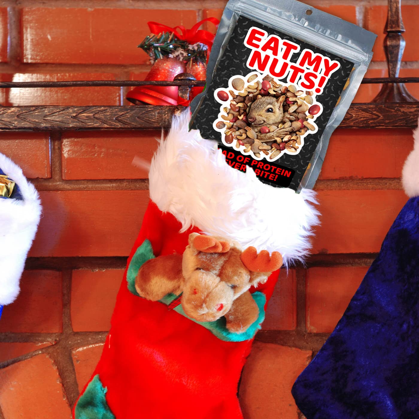 Eat My Nuts Trail Mix - Funny Snack Mix for Men - Weird Stocking Stuffer, Made in the USA