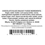 Arndt's Fudgery, LLC DBA The Amish Buggy Home Made Creamy Fudge - 1 Lb Box (Chocolate Black Walnut)