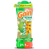 Gain Tango 2-in-1 Laundry Scent Booster Beads, Apple and Mango Scent, 21.1 OZ, Laundry Beads with Dual Scents Plus All Day Freshness