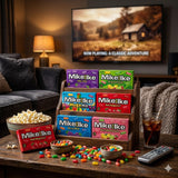 Mike Ike 4.25 OZ Theater Box Variety Bulk (6-Pack) - Jolly Joe's, Red Rageous, Berry Blast, Sour Watermelon, Original Fruit, Mega Mix With Galley