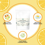GLAT Group Enzyme-Powered Natural Oxygen Bleach (Powder) - Citrus Grove | Chlorine-Free Stain Remover & Laundry Whitener | Safe for Colors, Septic