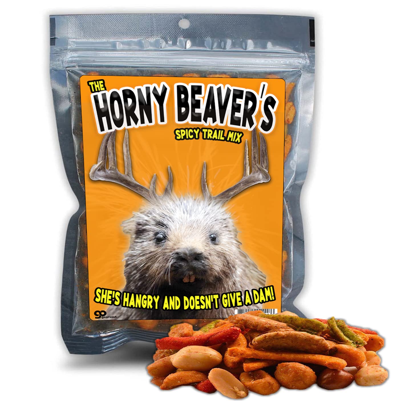 Horny Beaver Trail Mix - Funny Gag Gift for Women - Beaver Themed Gifts - Gag Gifts for Sister - Funny Gift Ideas for Wife - Unique Office Party Gifts
