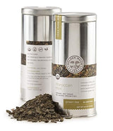 Golden Moon Tea Organic Moroccan Mint Green Tea - Loose Leaf, Non-GMO - Travel Tin (30 Servings)