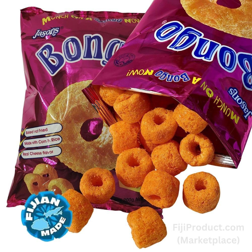 FIJI Snack - Mix Bhooja, Fried Peas, Cheese Bongo, Chicken Bongo (Value Pack Of 7) Home Style Made Variety Pack, Finest Tasty Snack!