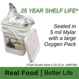 Wheatland™ Soft White Wheat Berries • 23 lbs • Delicious • Healthy Food Option • Farm Fresh • Mylar and Bucket Provide 25 Year Shelf Life • Emergency