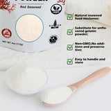 Agar Agar Powder, Vegan Unflavored Gelatin Substitute, Non-GMO, Gluten Free, No Additives and Preservatives, 4oz