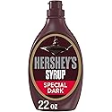 HERSHEY'S SPECIAL DARK Mildly Sweet Chocolate Syrup Bottle, 22 oz