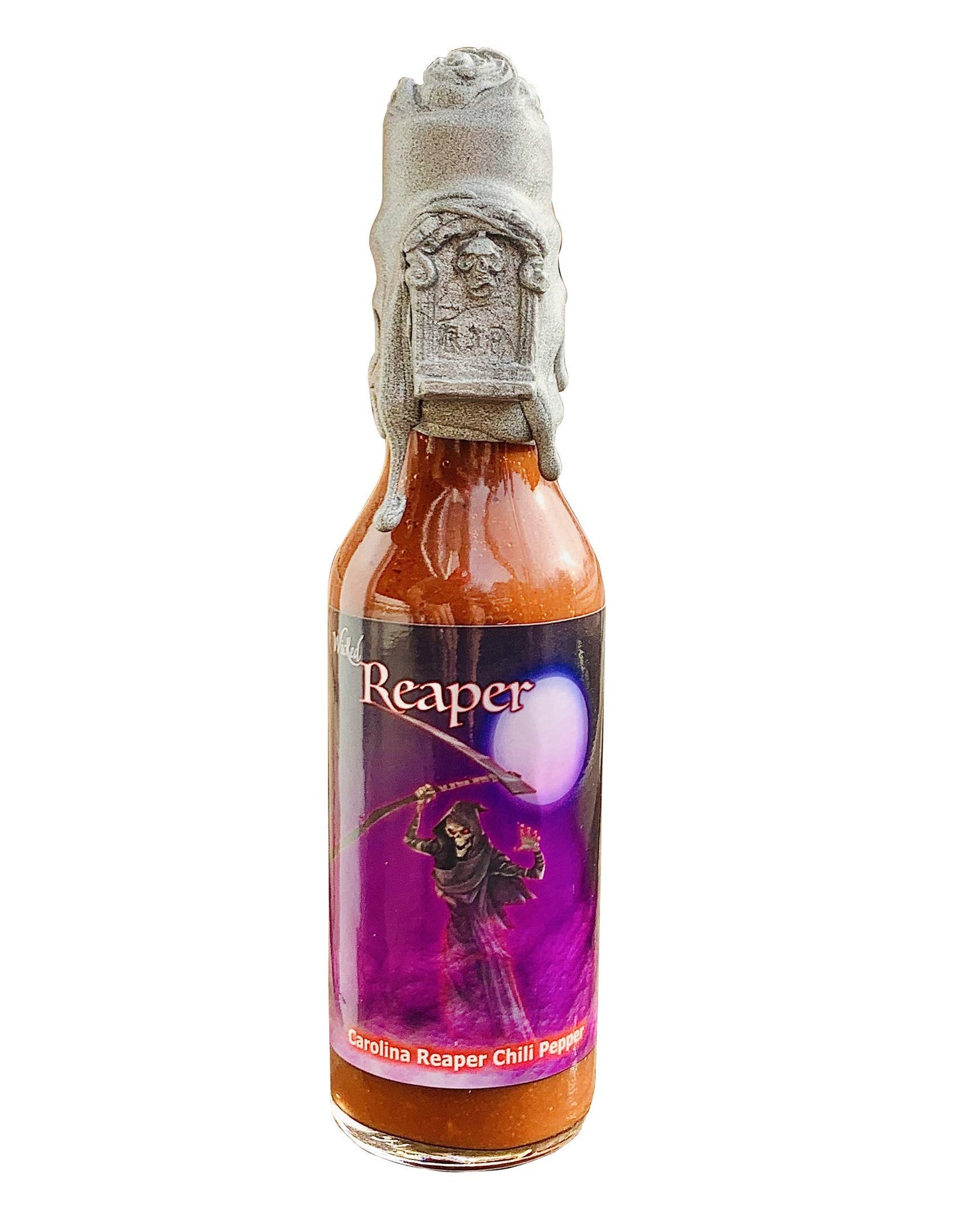 Wicked Reaper Reserve Carolina Reaper Hot Sauce, 5 oz - Silver Edition
