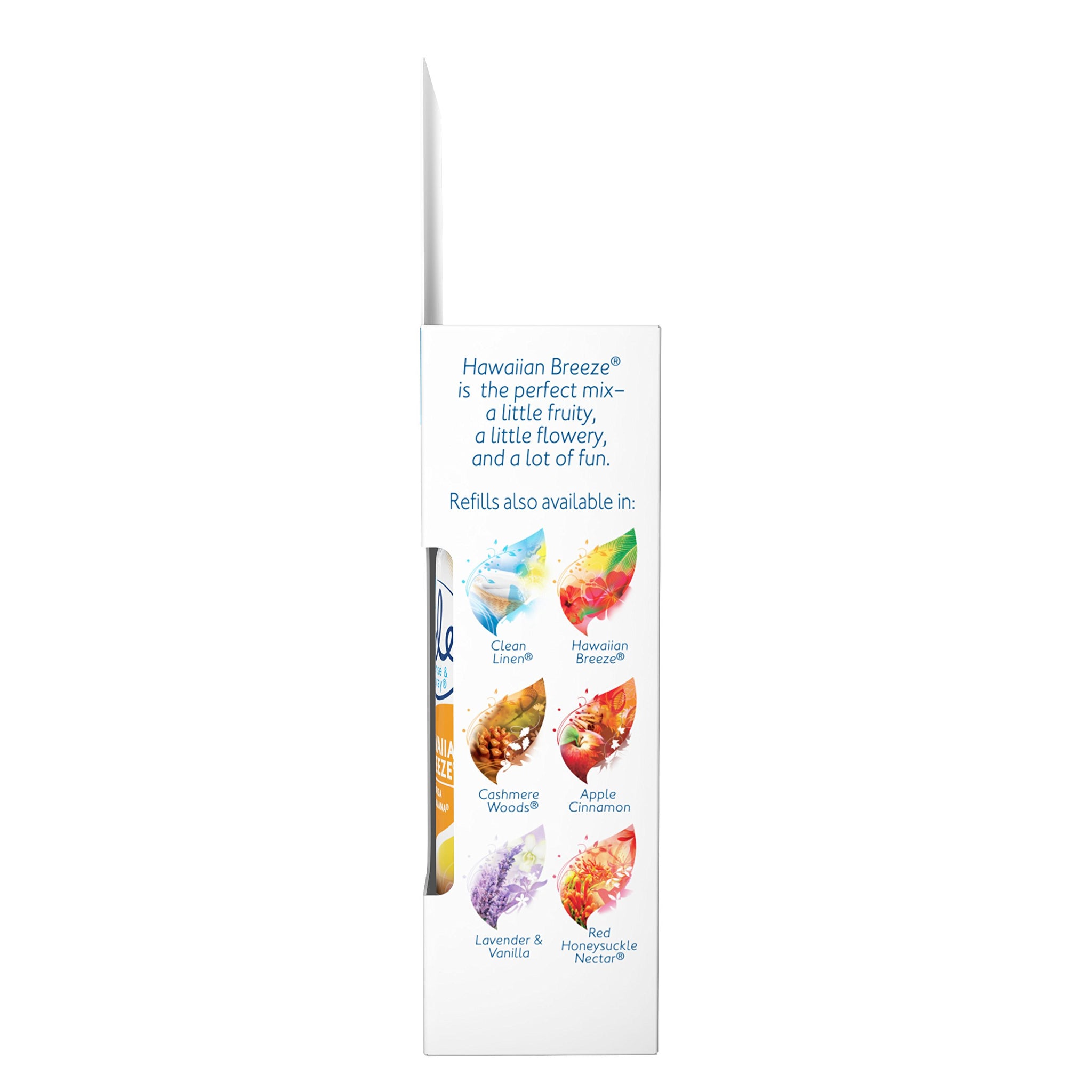 Glade Sense & Spray Automatic Air Freshener Refill, Hawaiian Breeze (Pack of One 0.86 Oz) or (Pack of Two 0.43Oz)