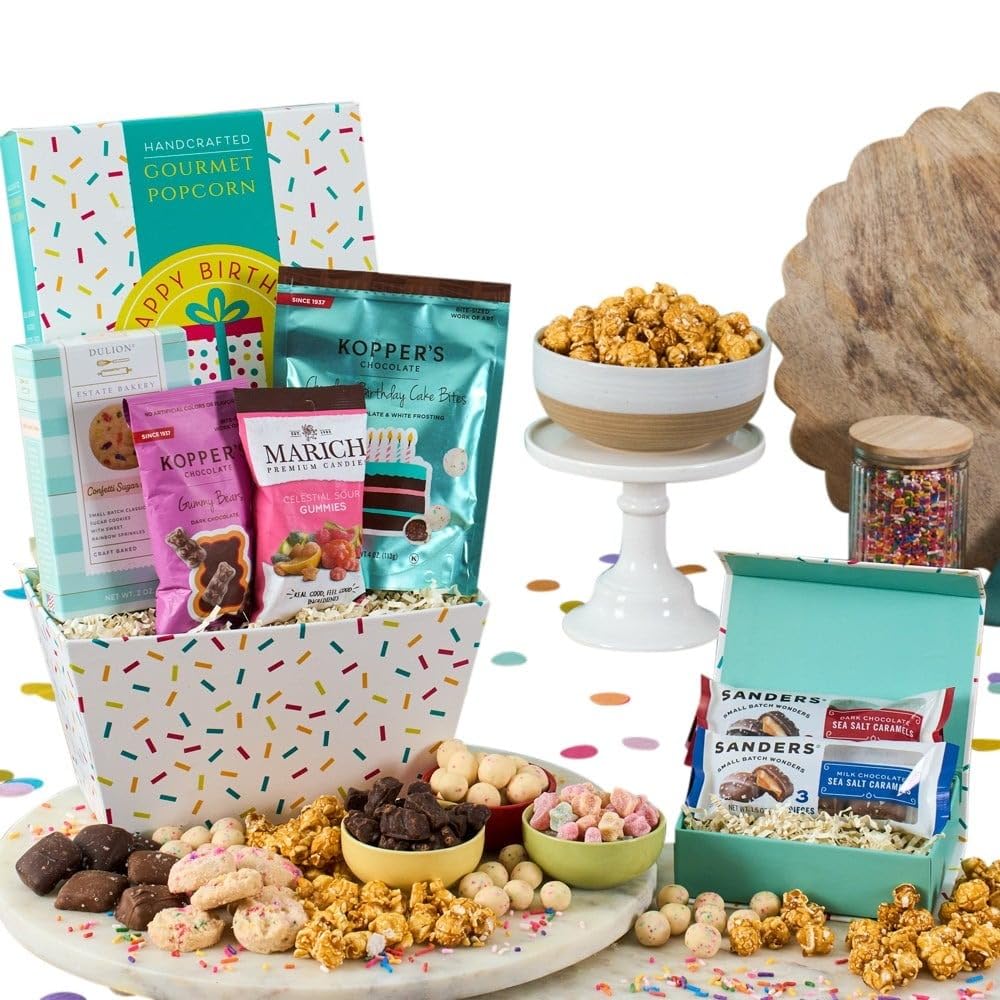 Birthday Gift Basket Food Gift by GourmetGiftBaskets.com
