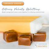Southern Caramel Orange Cream Caramels, Handcrafted, 4 oz (Pack of 1)