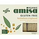 Amisa Organic Gluten Free Crispbread - Buckwheat (150g) - Pack of 2