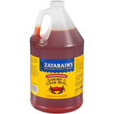 Zatarain's Concentrated Shrimp & Crab Boil, 1 gal - One Gallon Bulk Container of Liquid Crab Boil to Add Flavor to Seafood, Potatoes, Corn, Vegetables