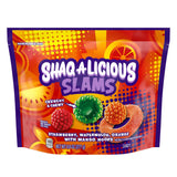 SHAQ-A-LICIOUS SLAMS Assorted Fruit Flavored Chewy, Candy Bag, 9.8 oz
