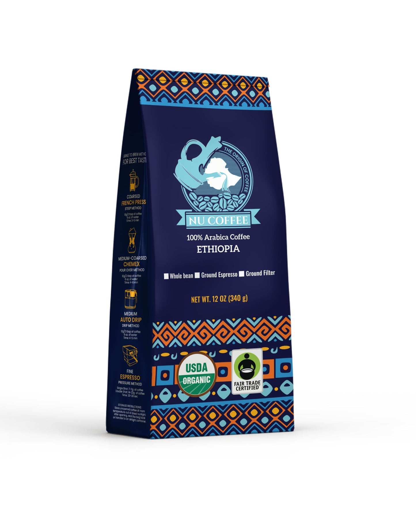 Yirgacheffe Medium Roast Coffee Beans