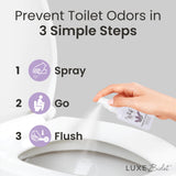 Whift by LUXE Bidet Deodorizing Spray, Odor Eliminator, Bathroom Essential, Travel Size, TSA Safe Before You Go Toilet Spray, English Lavender, 60mL