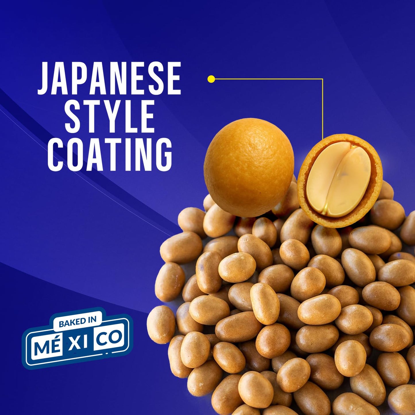 Manzela Japanese-Style Peanuts Bags | Crunchy Oven-Baked Shell with Wheat Flour, Classic Salty Taste, Family-Friendly, Perfect for Kids and Adults