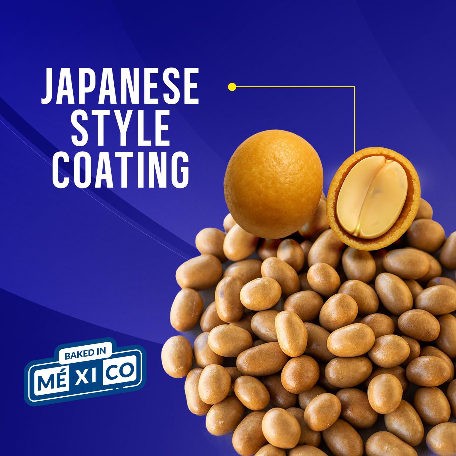 Manzela Japanese-Style Peanuts Bags | Crunchy Oven-Baked Shell with Wheat Flour, Classic Salty Taste, Family-Friendly, Perfect for Kids and Adults