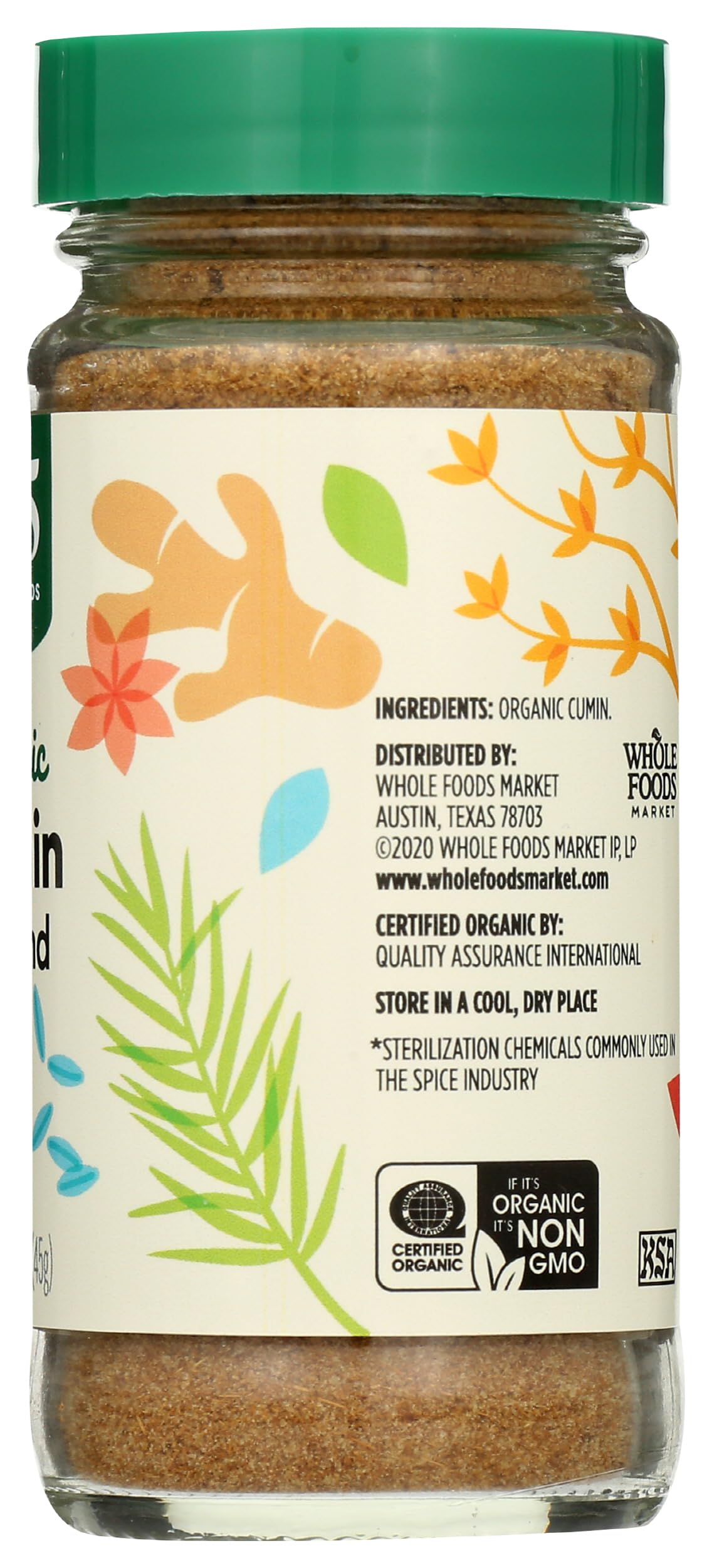 365 by Whole Foods Market, Organic Ground Cumin, 1.59 Ounce