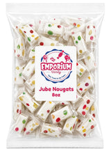 Jube Nougat Candy - 8 oz Soft Chewy Nougat with Fruity Jelly Pieces, Individually Wrapped, Creamy Milk Snack, Colorful Fruit, Bulk Sweet Treat