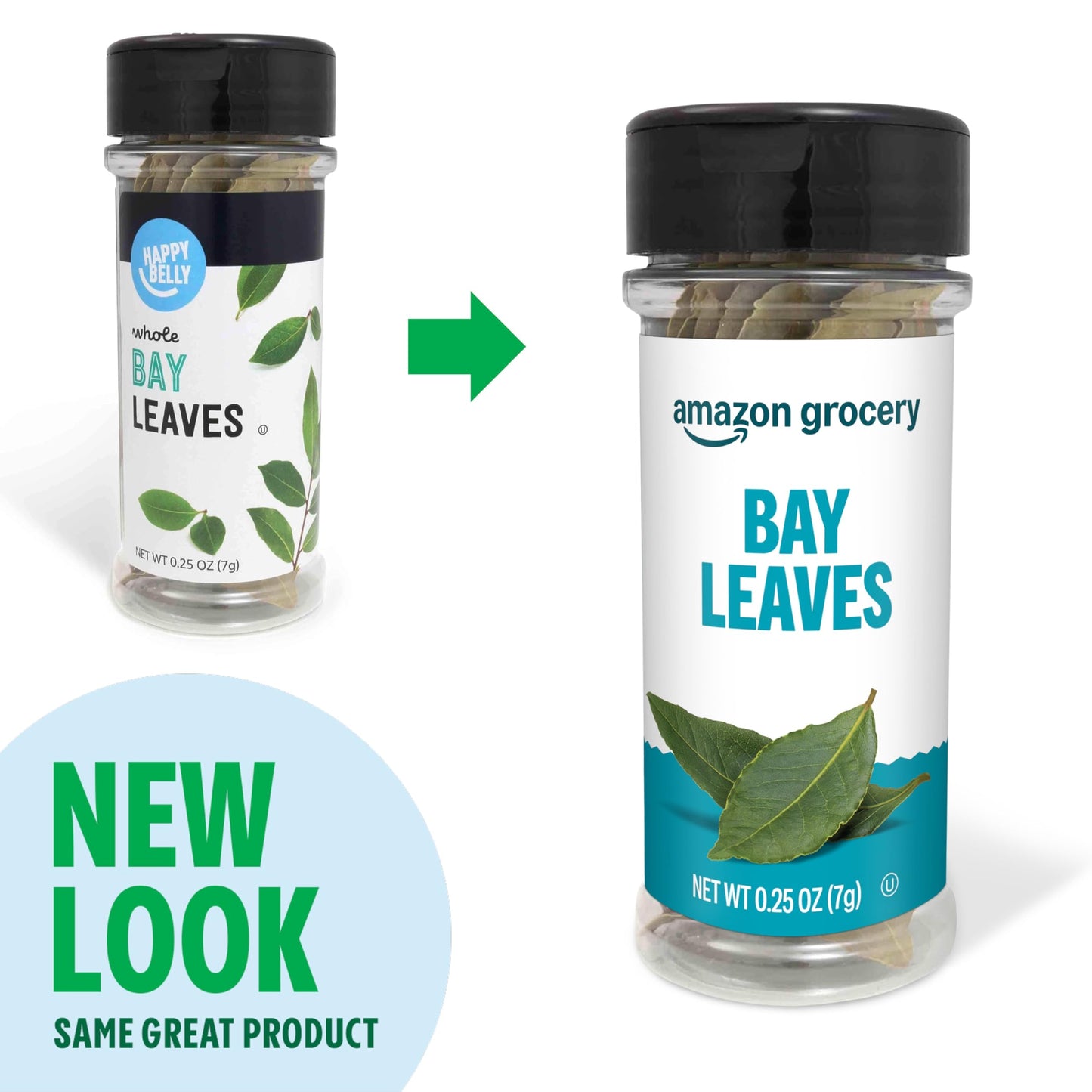 Amazon Grocery, Whole Bay Leaves, 0.25 Oz (Previously Happy Belly, Packaging May Vary)