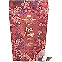 Harney & Sons Love Always Tea | 25 Sachets of Caffeinated Black Tea with Chocolate Flavor and Rosebuds, for your Valentine