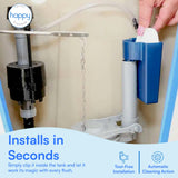 Happy Toilet Cleaner Automatic Toilet Bowl Cleaner - Easy to Install Toilet Tablet Holder - Self-Cleaning Toilet System, Deep Clean with Every Flush
