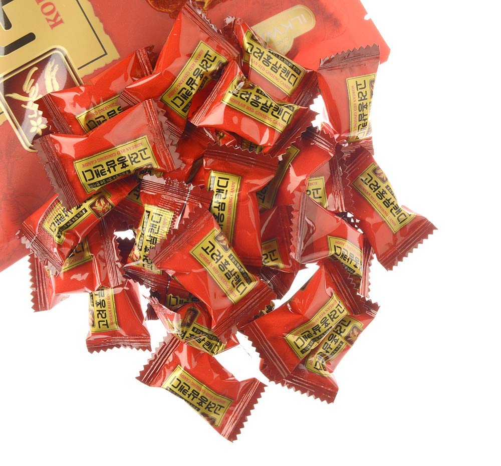 KOREAN RED GINSENG CANDY 90gram_Product of Korea_Individually Wrapped_Great for Gift